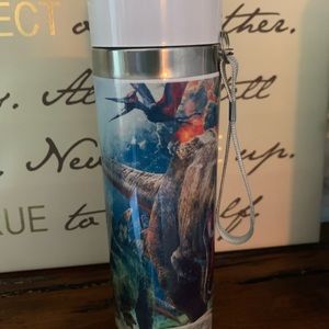 16oz Jurassic Park Dinosaur 🦖 Thermos Style Drink Bottle NEW